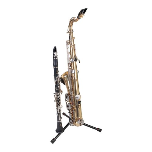Jinbao Saxophone Stand with 1 Clarinet/Flute Stand - Image 3