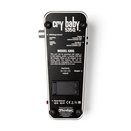 Dunlop 535Q Cry Baby 535Q Multi-wah Pedal - Black - Image 6
