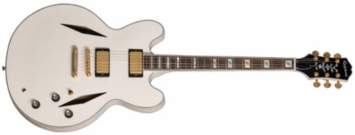 Epiphone Emily Wolfe - White Wolfe - Sheraton Semi-Hollow Guitar - Image 2