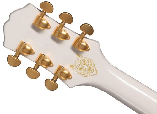 Epiphone Emily Wolfe - White Wolfe - Sheraton Semi-Hollow Guitar - Image 5