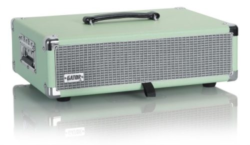 Gator Vintage Amp Vibe Rack Case - 2U Seafoam Green - Image 2
