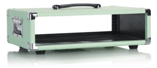 Gator Vintage Amp Vibe Rack Case - 2U Seafoam Green - Image 3