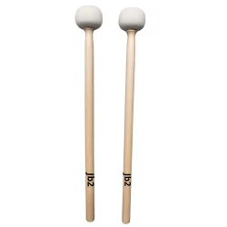 Jinbao Bass Drum Mallets JB2- Length 36cm and Head Size 4.4 cm