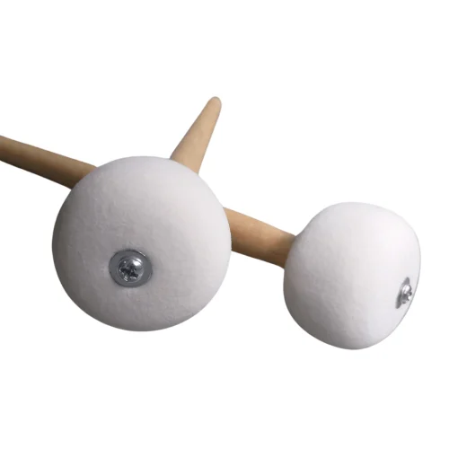 Jinbao Bass Drum Mallets JB2- Length 36cm and Head Size 4.4 cm - Image 2