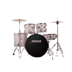 Jinbao JBP221 5 Piece Drum Kit - White