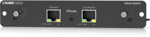 Klark Teknik DN32-DANTE 32x32-ch Dante Expansion Module - Image 3