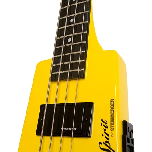 Steinberger Spirit XT-2 Standard 4 String Bass - Hot Rod Yellow - Image 3