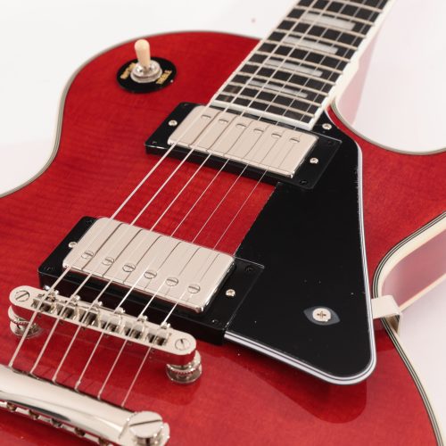 Epiphone Les Paul Custom Figured - Transparent Red - Image 4