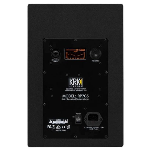 KRK ROKIT 7 G5 7-inch Powered Studio Monitor - Black (Pair) - Image 3