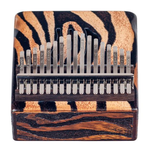 Mahalo 17 Key Kalimba Zebra Design - Image 3