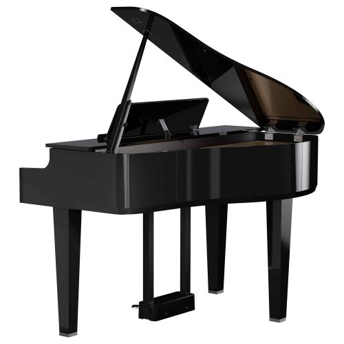 Roland GP-6 Digital Baby Grand Piano - Polished Ebony - Image 6