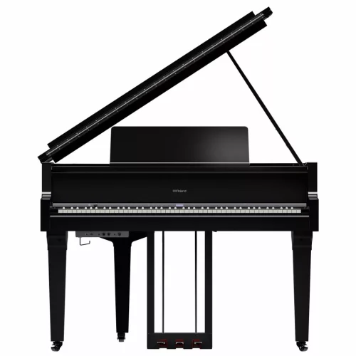 Roland GP-9 Digital Grand Piano - Polished Ebony - Image 6