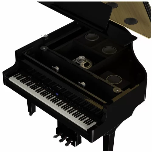 Roland GP-9 Digital Grand Piano - Polished Ebony - Image 8