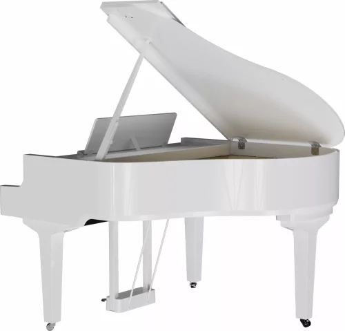 Roland GP-9 Digital Grand Piano - Polished White - Image 2