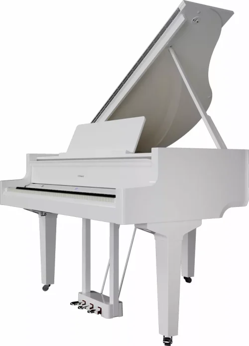 Roland GP-9 Digital Grand Piano - Polished White - Image 3