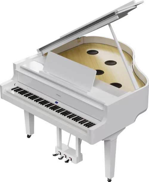 Roland GP-9 Digital Grand Piano - Polished White - Image 4