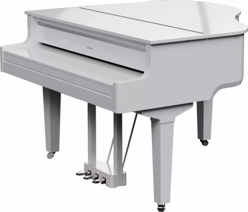 Roland GP-9 Digital Grand Piano - Polished White - Image 5
