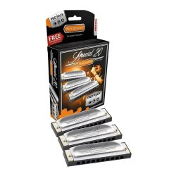 Hohner Special 20 Pro Pack 3-piece Harmonica Set