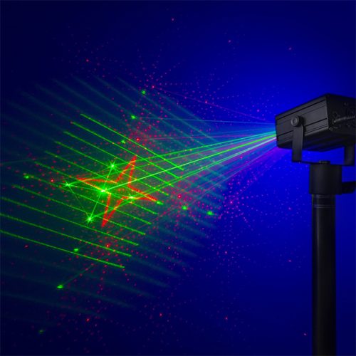 Beamz Dahib Double RG Gobo Laser w/Blue LED - Image 8