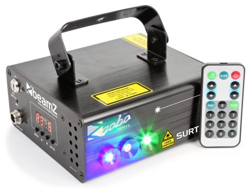 Beamz Surtur II Double Laser RG Gobo 3w Blue LED - Image 2