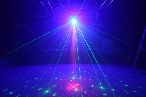 Beamz Surtur II Double Laser RG Gobo 3w Blue LED - Image 6