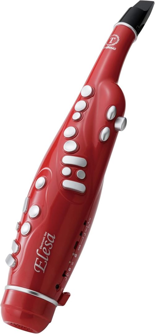 Elesa Electronic 24 Key Bluetooth and Midi Saxophone - Red - Image 2