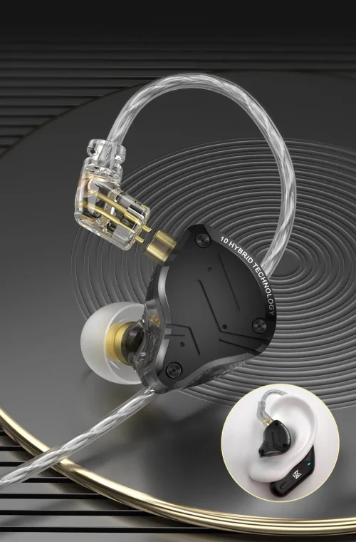 KZ ZS10 Pro X In Ears - Black - Image 2