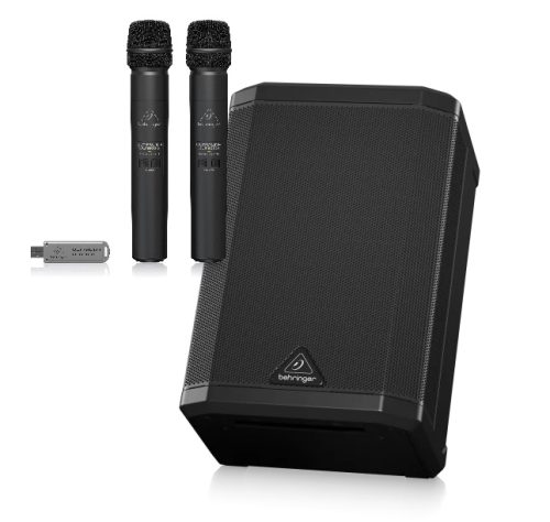 Behringer B1X PA System with ULM202 USB Wireless Mics