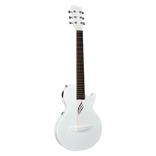 Enya Nova Go SP1 Carbon Fibre Electro-Acoustic Guitar - White - Image 2