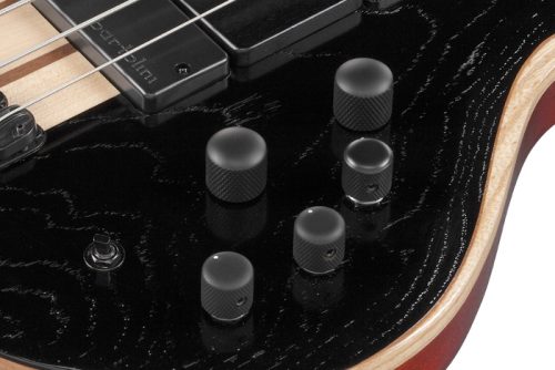 Ibanez BTB625SC  5 String Bass - Weathered Black Low Gloss - Image 4