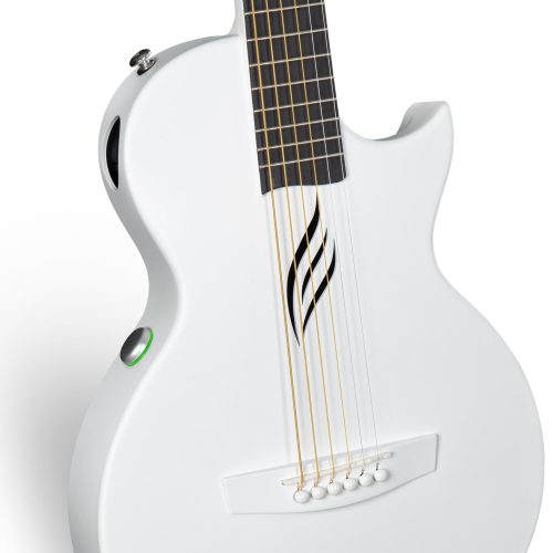 Enya Nova Go SP1 Carbon Fibre Electro-Acoustic Guitar - White - Image 4