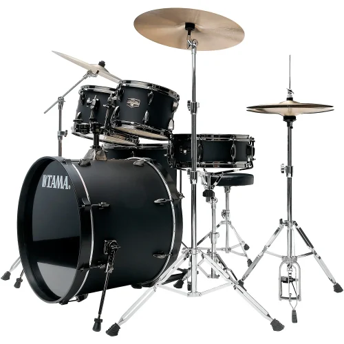 Tama Imperialstar 5 Piece Drum Kit- Blacked Out Black - Image 2