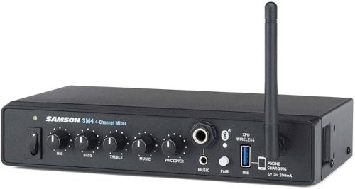 Samson MediaTrack- 4 Channel Rackmount Line Mixer - Interface - Image 3