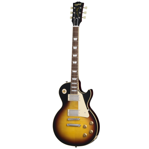 Epiphone 1959 Les Paul Electric Guitar - Tobacco Burst VOS - Image 2