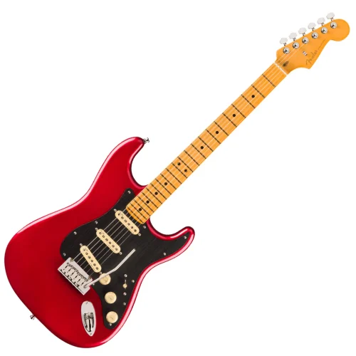 Fender American Ultra II Stratocaster Electric Guitar - Sinister Red - Image 2
