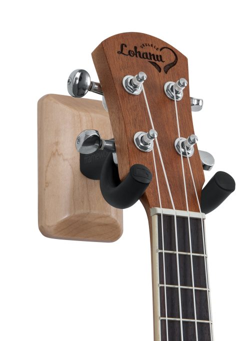 Gator Frameworks Wall Mount Ukulele/Mandolin Hanger - Maple - Image 2