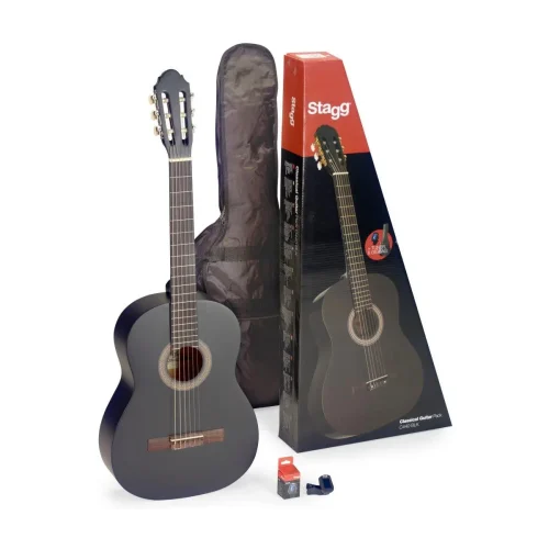 Stagg C430 3/4 Black Classical Guitar Pack - Image 2