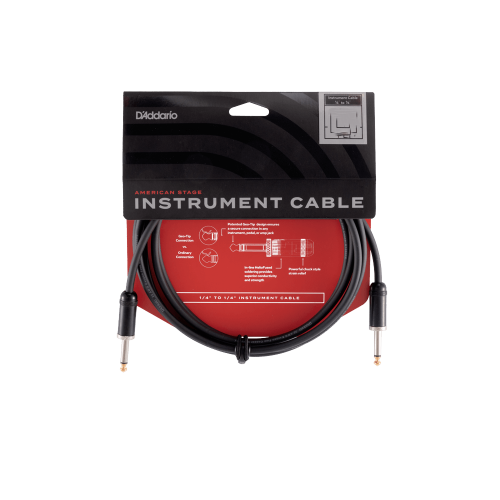 D'Addario American Stage 15ft Instrument Cable - Image 3