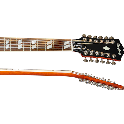 Epiphone Hummingbird 12-String Aged Cherry Sunburst Gloss - Image 6