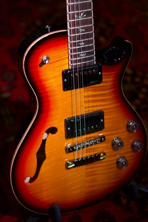 PRS McCarty 594 SC Semi-Hollow Guitar - Vintage Sunburst - Image 3
