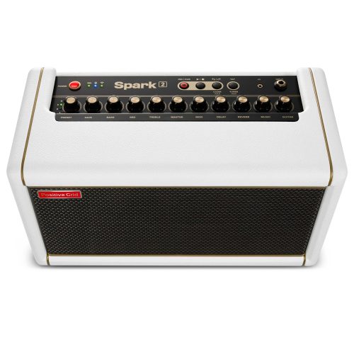 Positive Grid Spark 2 50-watt 2 x 4-inch Combo Amp - Pearl - Image 3