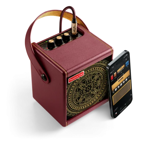 Positive Grid Spark Mini Vai Portable Combo Amp - Burgundy - Image 2