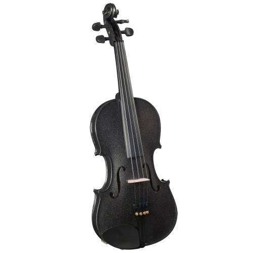 Cervini HV100 Violin Outfit 4/4 Black - Image 2
