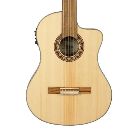 Valencia VC304CE Cutaway Classical Guitar with Pickup