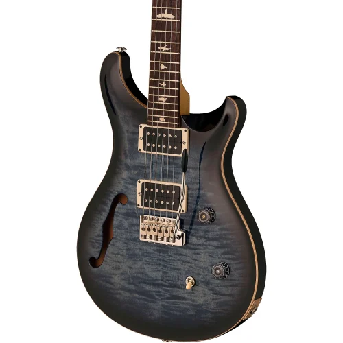 PRS CE 24 Semi-Hollow Electric Guitar - Faded Blue Smokeburst - Image 5