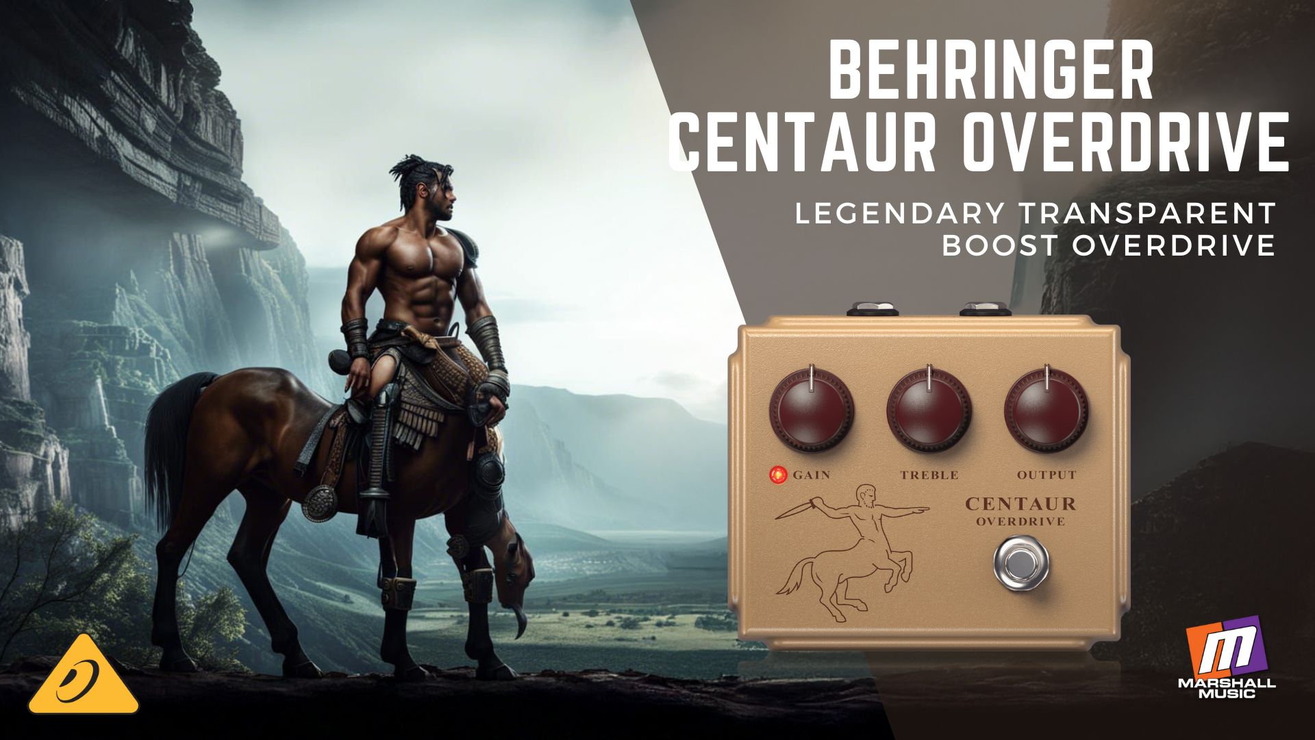 【新品未開封】Behringer CENTAUR Used Behringer CENTAUR Effect Pedal | Guitar Center
