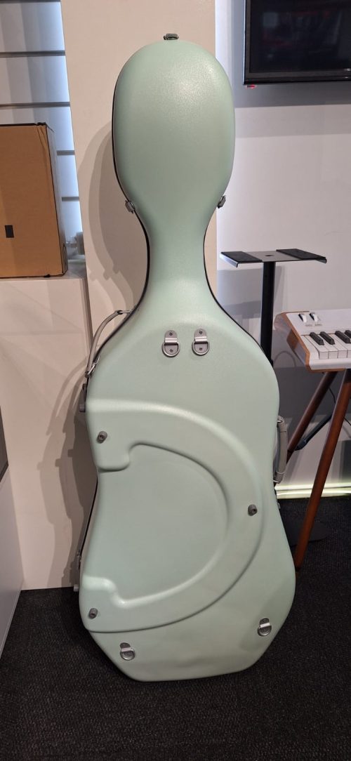 Sandner ABS Cello Case 4/4 -Pastel Green - Image 2
