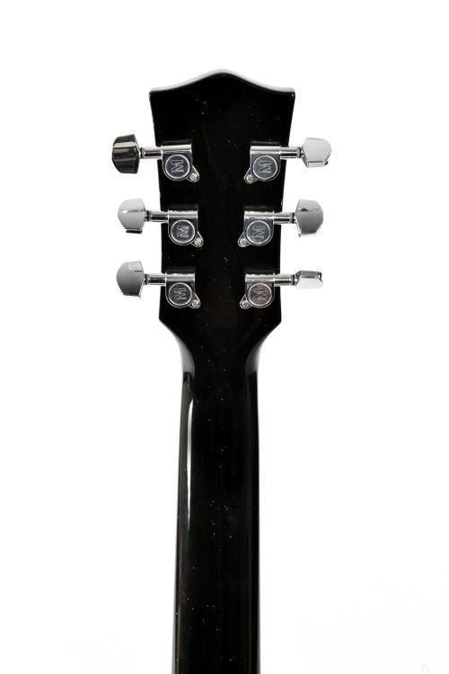 Sigma GJM-1E-MFBK Acoustic Guitar: Black Sparkle - Image 5