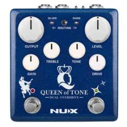 NUX Queen of Tone Dual Overdrive Effect Pedal