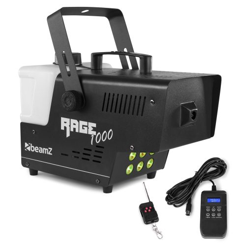 Beamz Rage 1000LED Smoke Machine With Wireless Controller